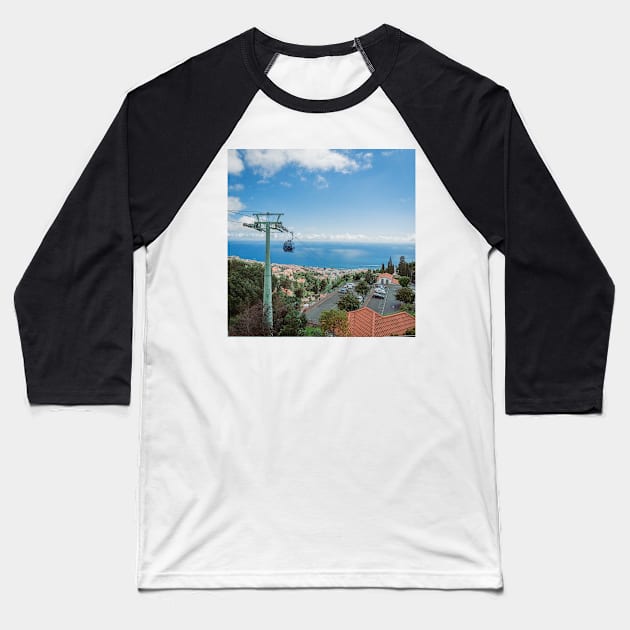 Cable Car Baseball T-Shirt by RenataCacaoPhotography